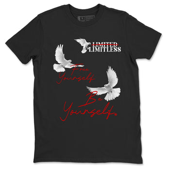 11s Bred Velvet shirts to match jordans Free Yourself Be Yourself sneaker match tees Air Jordan 11 Bred Velvet match shoes to clothes SNRT Sneaker Tees unisex cotton Black 2 shirts