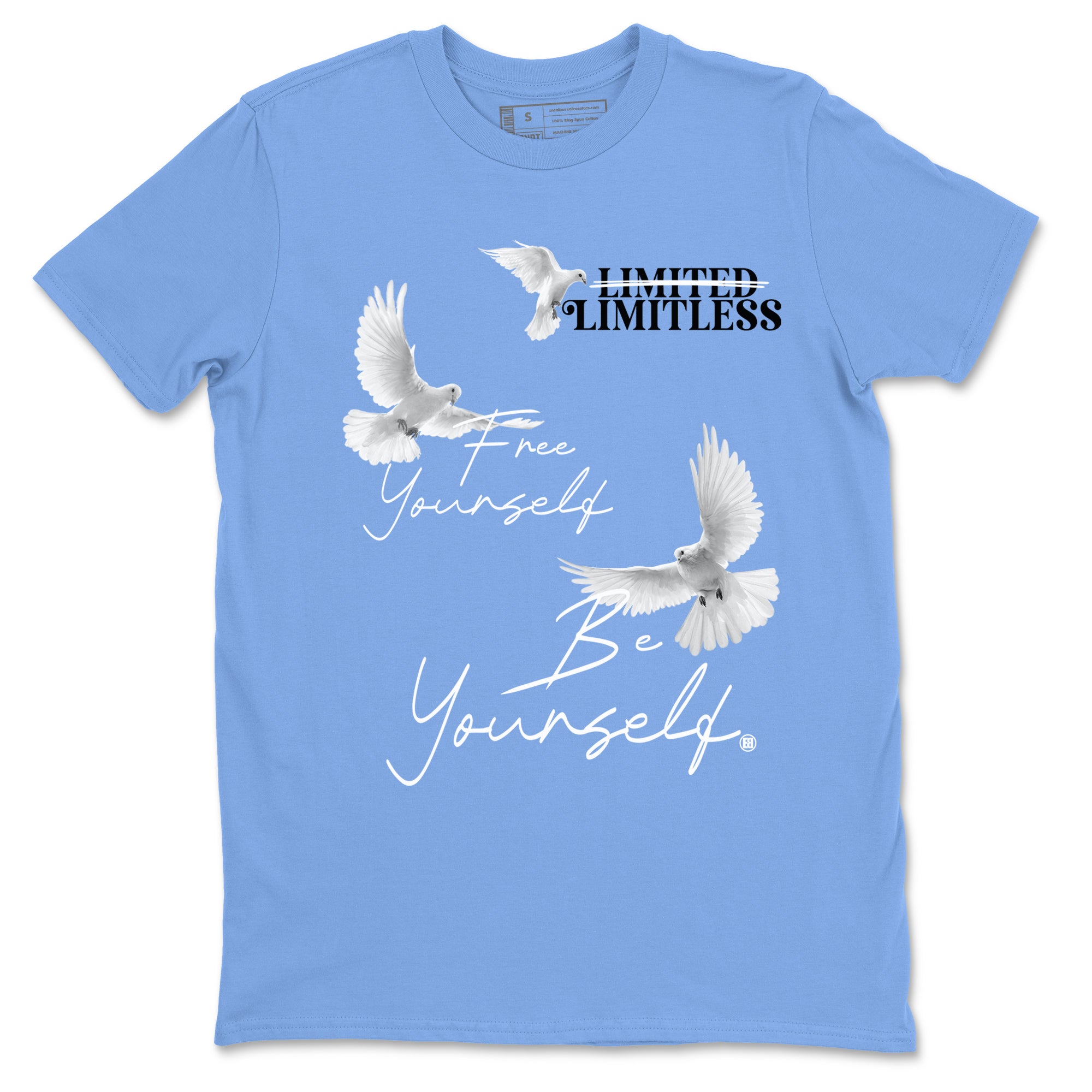 Free Yourself Be Yourself SNRT Sneaker Tees Air Jordan 11 Legend Blue SNRT Sneaker T shirts