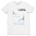 11s Legend Blue shirts to match jordans Free Yourself Be Yourself sneaker match tees Air Jordan 11 Legend Blue match shoes to clothes SNRT Sneaker Tees unisex cotton White 2 shirts