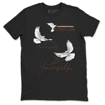 12s Baroque Brown shirts to match jordans Free Yourself Be Yourself sneaker match tees Air Jordan 12 Baroque Brown match shoes to clothes SNRT Sneaker Tees unisex cotton Black 2 shirts