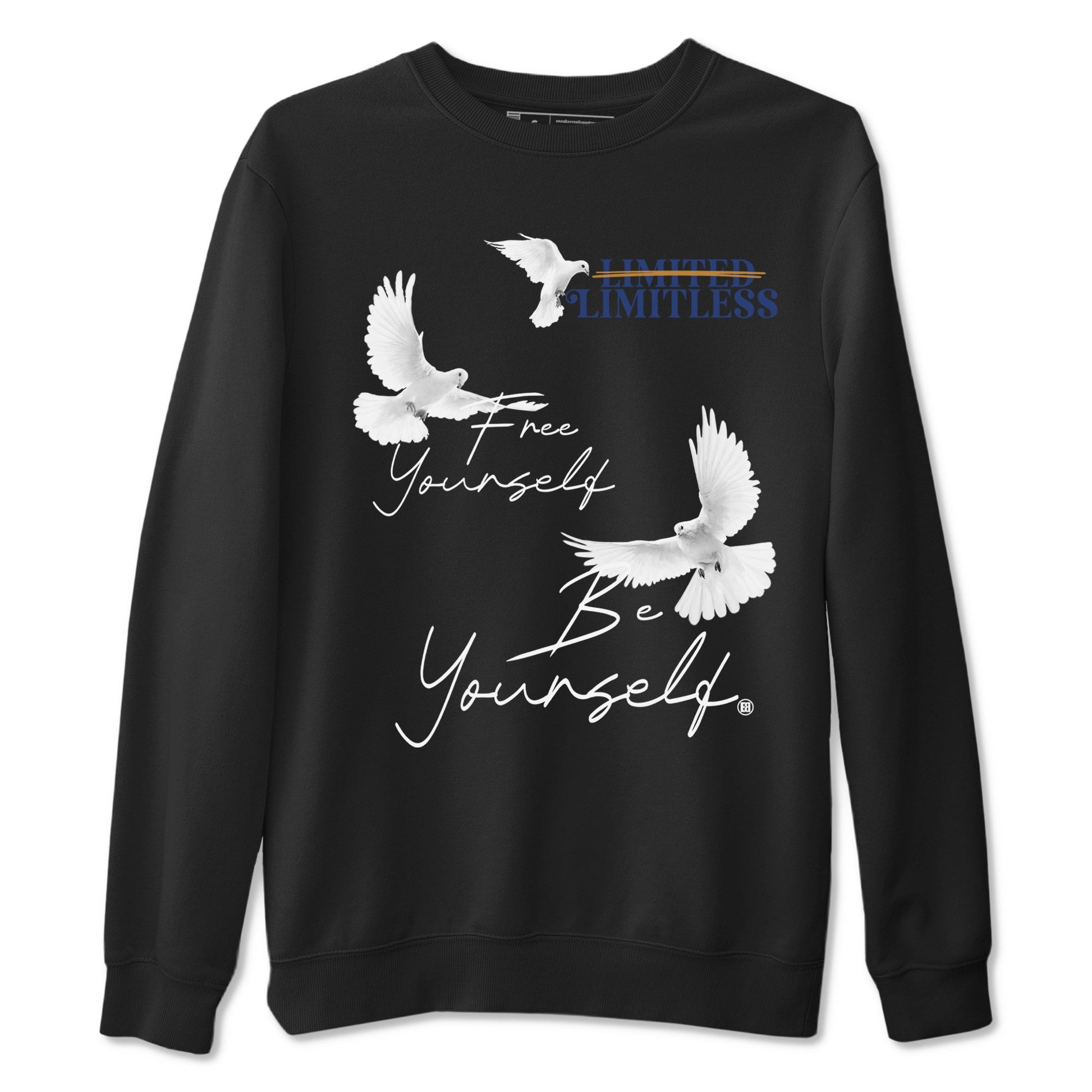 13s Midnight Navy shirts to match jordans Free Yourself Be Yourself sneaker match tees Air Jordan 13 Midnight Navy match shoes to clothes SNRT Sneaker Tees unisex cotton Black 2 shirts