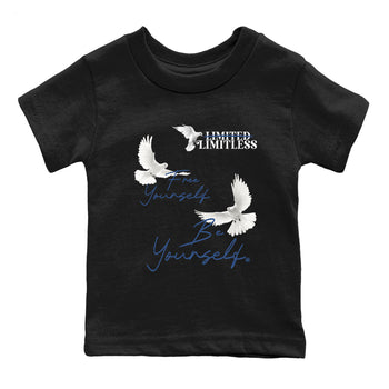 A Ma Maniere Air Jordan 3 Diffused Blue shirts to match jordans Free Yourself Be Yourself graphic tee Jordan 3 For The Love best t-shirts to wear with jordans SNRT Sneaker Tees Youth Baby Black 2 tee