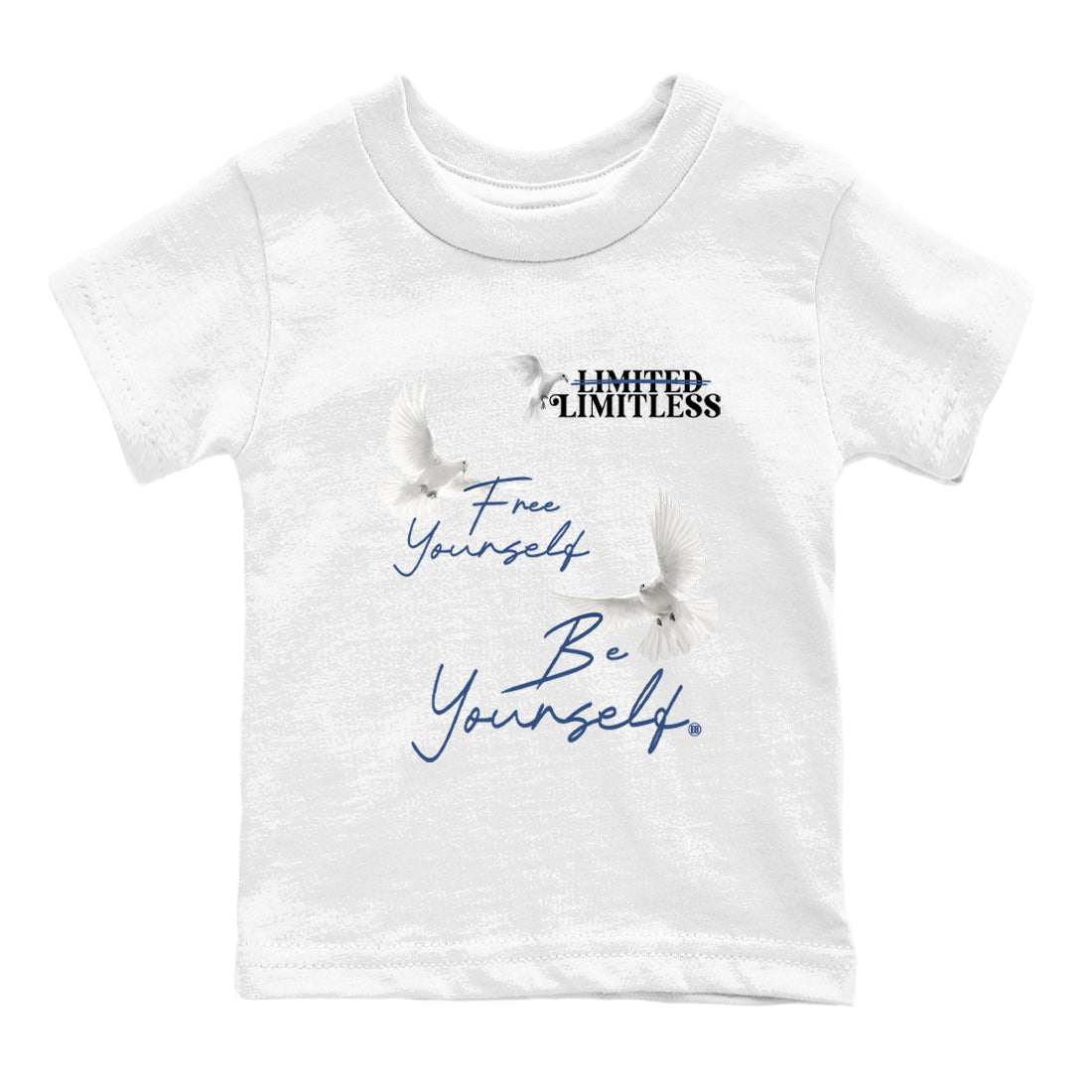 A Ma Maniere Air Jordan 3 Diffused Blue shirts to match jordans Free Yourself Be Yourself graphic tee Jordan 3 For The Love best t-shirts to wear with jordans SNRT Sneaker Tees Youth Baby White 2 tee