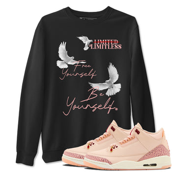 Free Yourself Be Yourself SNRT Sneaker Tees - Air Jordan 3 Valentines Day - SNRT Sneaker T-shirts