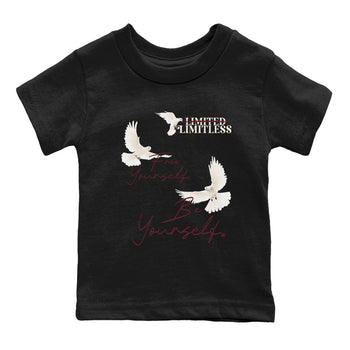 4s A Ma Maniere x "While You Were Sleeping" shirts to match jordans Free Yourself Be Yourself sneaker match tees Air Jordan 4 A Ma Maniere x W.Y.W.S match shoes to clothes SNRT Sneaker Tees Youth Baby Black 2 tee