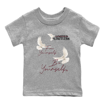 4s A Ma Maniere x "While You Were Sleeping" shirts to match jordans Free Yourself Be Yourself sneaker match tees Air Jordan 4 A Ma Maniere x W.Y.W.S match shoes to clothes SNRT Sneaker Tees Youth Baby Heather Grey 2 tee