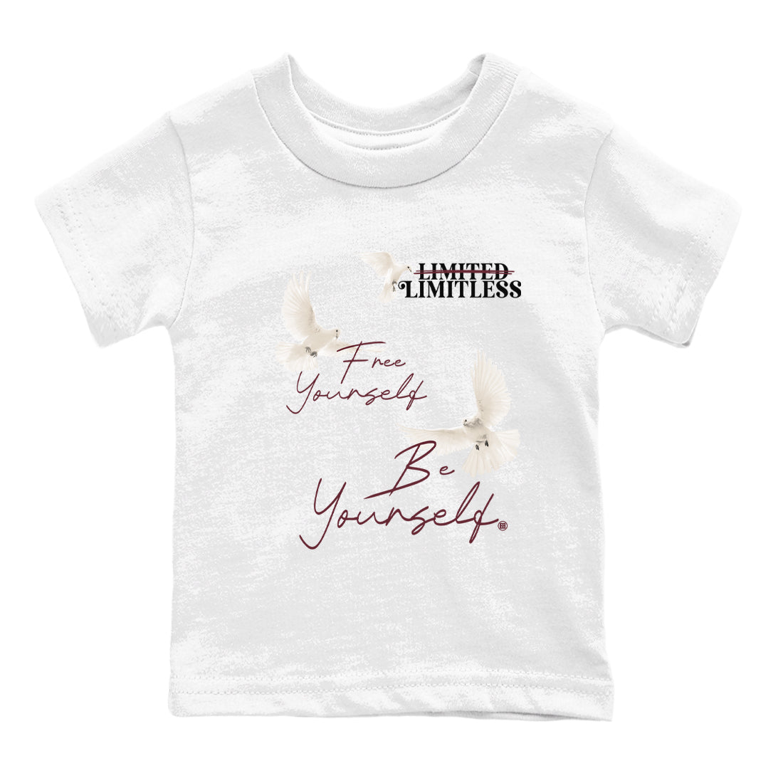 4s A Ma Maniere x "While You Were Sleeping" shirts to match jordans Free Yourself Be Yourself sneaker match tees Air Jordan 4 A Ma Maniere x W.Y.W.S match shoes to clothes SNRT Sneaker Tees Youth Baby White 2 tee