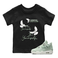 Free Yourself Be Yourself SNRT Sneaker Tees Kids - Air Jordan 4 Abundance