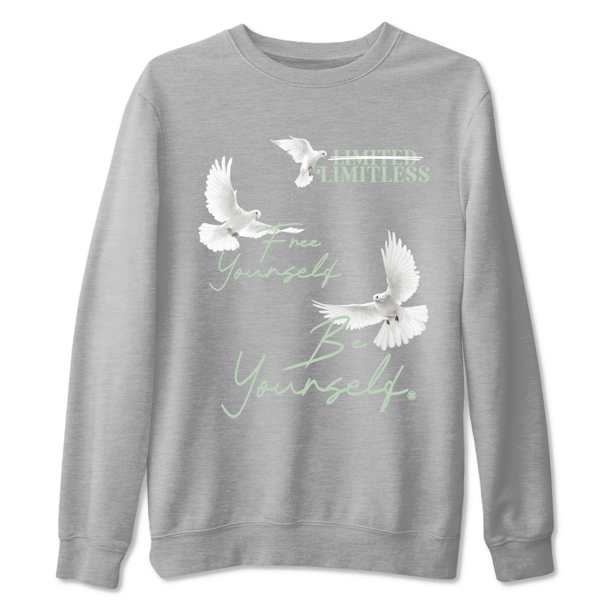 4s seafoam shirts to match jordans Free Yourself Be Yourself sneaker match tees Air Jordan 4 Abundance match shoes to clothes SNRT Sneaker Tees unisex cotton Heather Grey 2 shirts