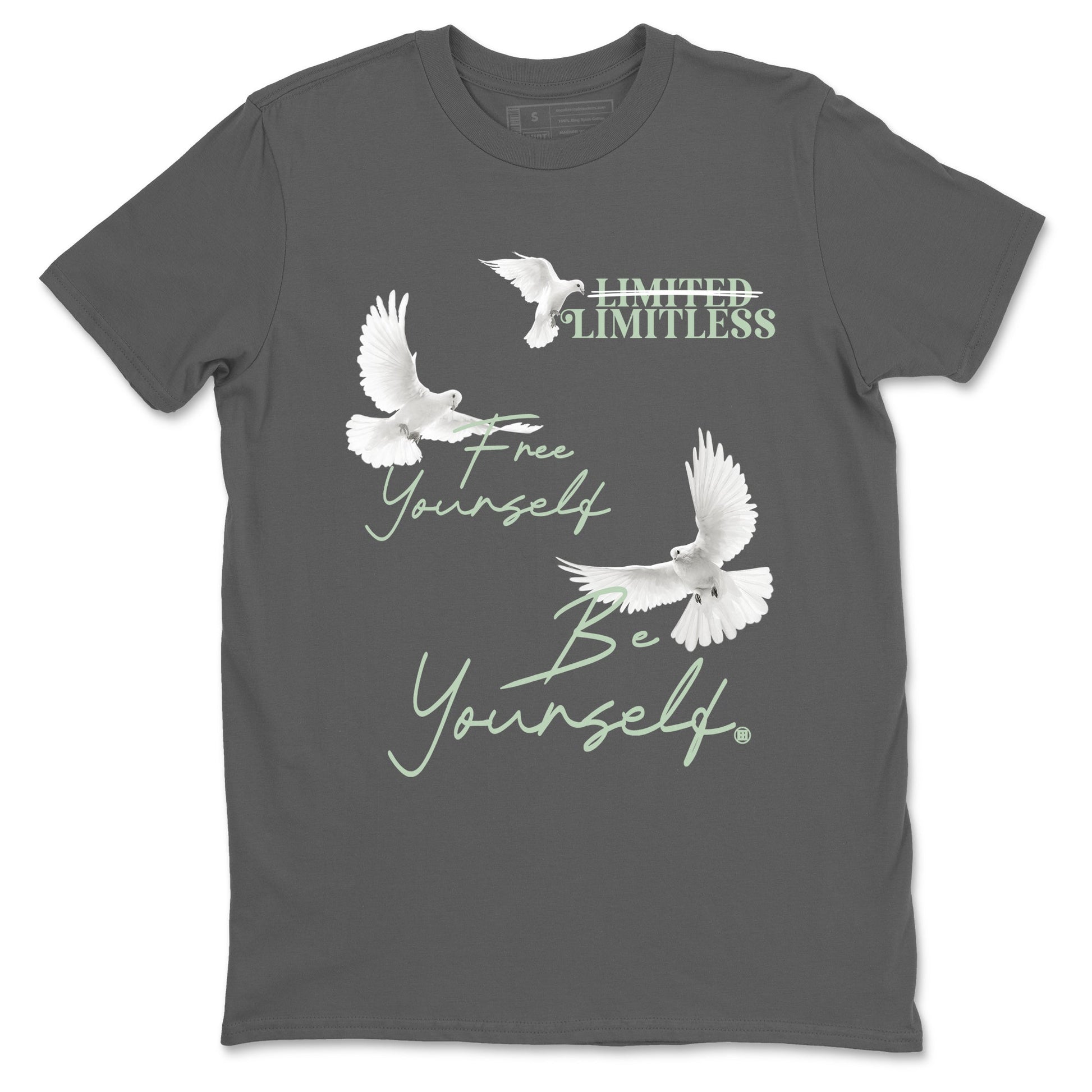 4s seafoam shirts to match jordans Free Yourself Be Yourself sneaker match tees Air Jordan 4 Abundance match shoes to clothes SNRT Sneaker Tees unisex cotton Cool Grey 2 shirts