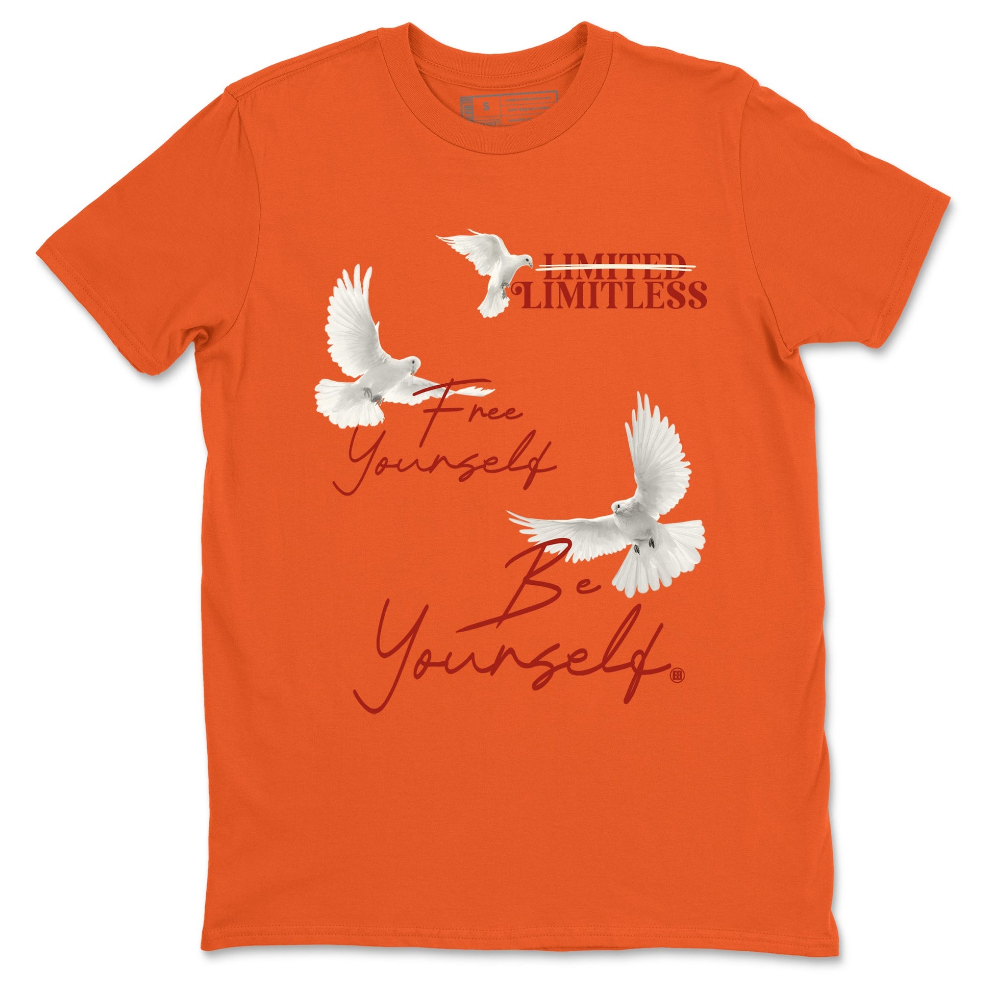 4s Brick By Brick best t shirts to wear with jordans Free Yourself Be Yourself sneaker match tees Nigel Sylvester x Air Jordan 4 Brick by Brick match shoes to clothes SNRT Sneaker Tees unisex cotton Orange 2 shirts