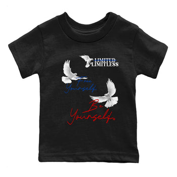 4s Rare shirts to match jordans Free Yourself Be Yourself sneaker match tees Air Jordan 4 Rare match shoes to clothes SNRT Sneaker Tees Youth Baby Black 2 tee
