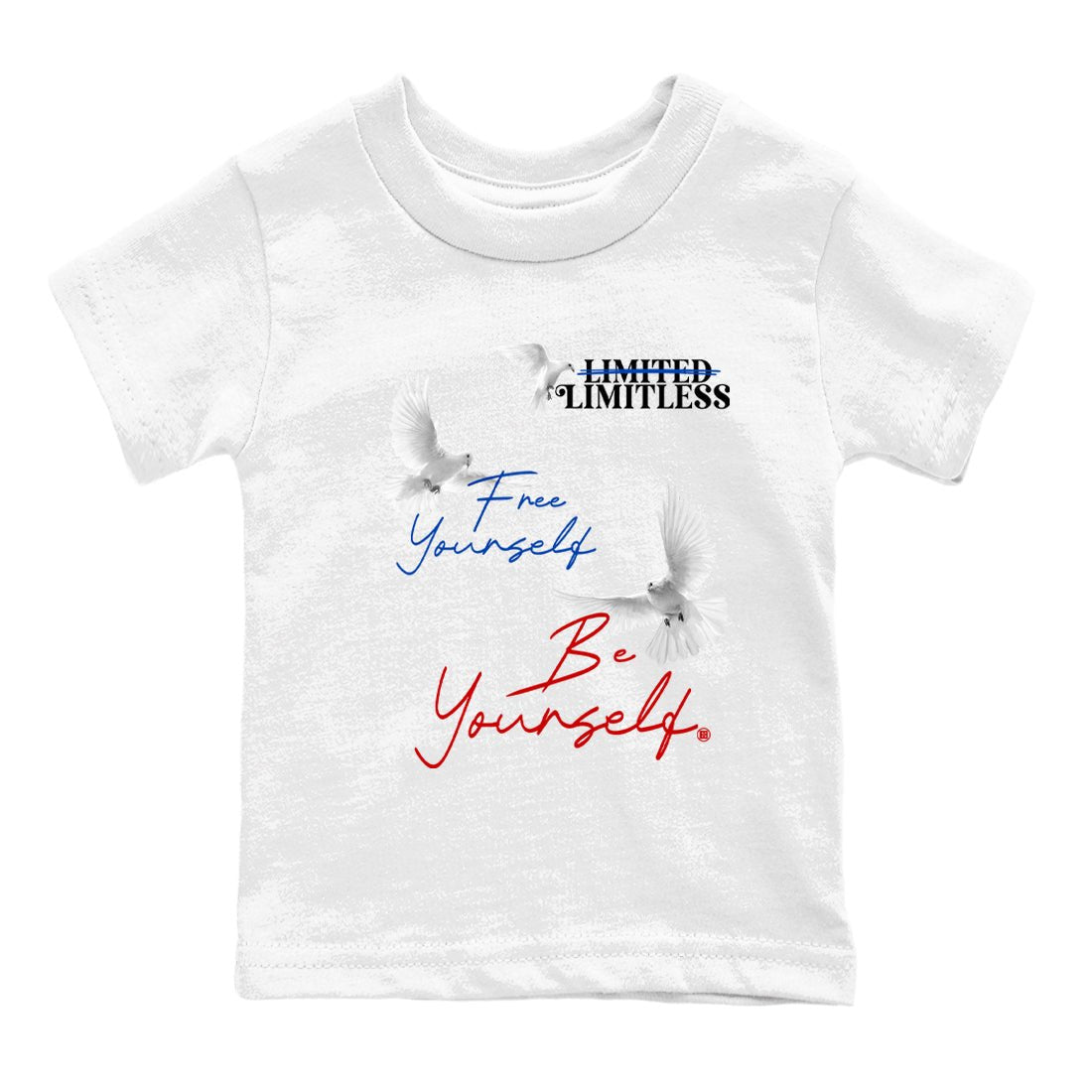 4s Rare shirts to match jordans Free Yourself Be Yourself sneaker match tees Air Jordan 4 Rare match shoes to clothes SNRT Sneaker Tees Youth Baby White 2 tee