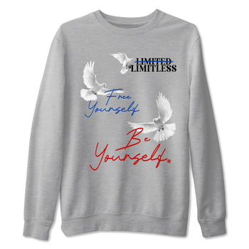 4s Rare shirts to match jordans Free Yourself Be Yourself sneaker match tees Air Jordan 4 Rare match shoes to clothes SNRT Sneaker Tees unisex cotton Heather Grey 2 shirts