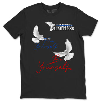 4s Rare shirts to match jordans Free Yourself Be Yourself sneaker match tees Air Jordan 4 Rare match shoes to clothes SNRT Sneaker Tees unisex cotton Black 2 shirts