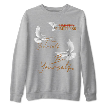 5s Archaeo Brown shirts to match jordans Free Yourself Be Yourself sneaker match tees Air Jordan 5 Archaeo Brown match shoes to clothes SNRT Sneaker Tees unisex cotton Heather Grey 2 shirts
