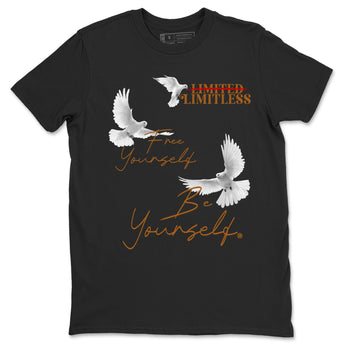 5s Archaeo Brown shirts to match jordans Free Yourself Be Yourself sneaker match tees Air Jordan 5 Archaeo Brown match shoes to clothes SNRT Sneaker Tees unisex cotton Black 2 shirts