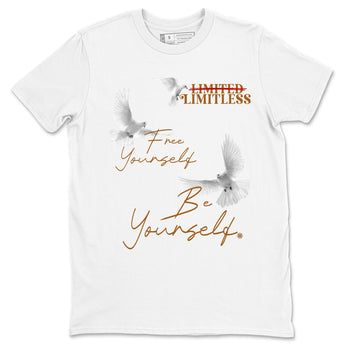 5s Archaeo Brown shirts to match jordans Free Yourself Be Yourself sneaker match tees Air Jordan 5 Archaeo Brown match shoes to clothes SNRT Sneaker Tees unisex cotton White 2 shirts