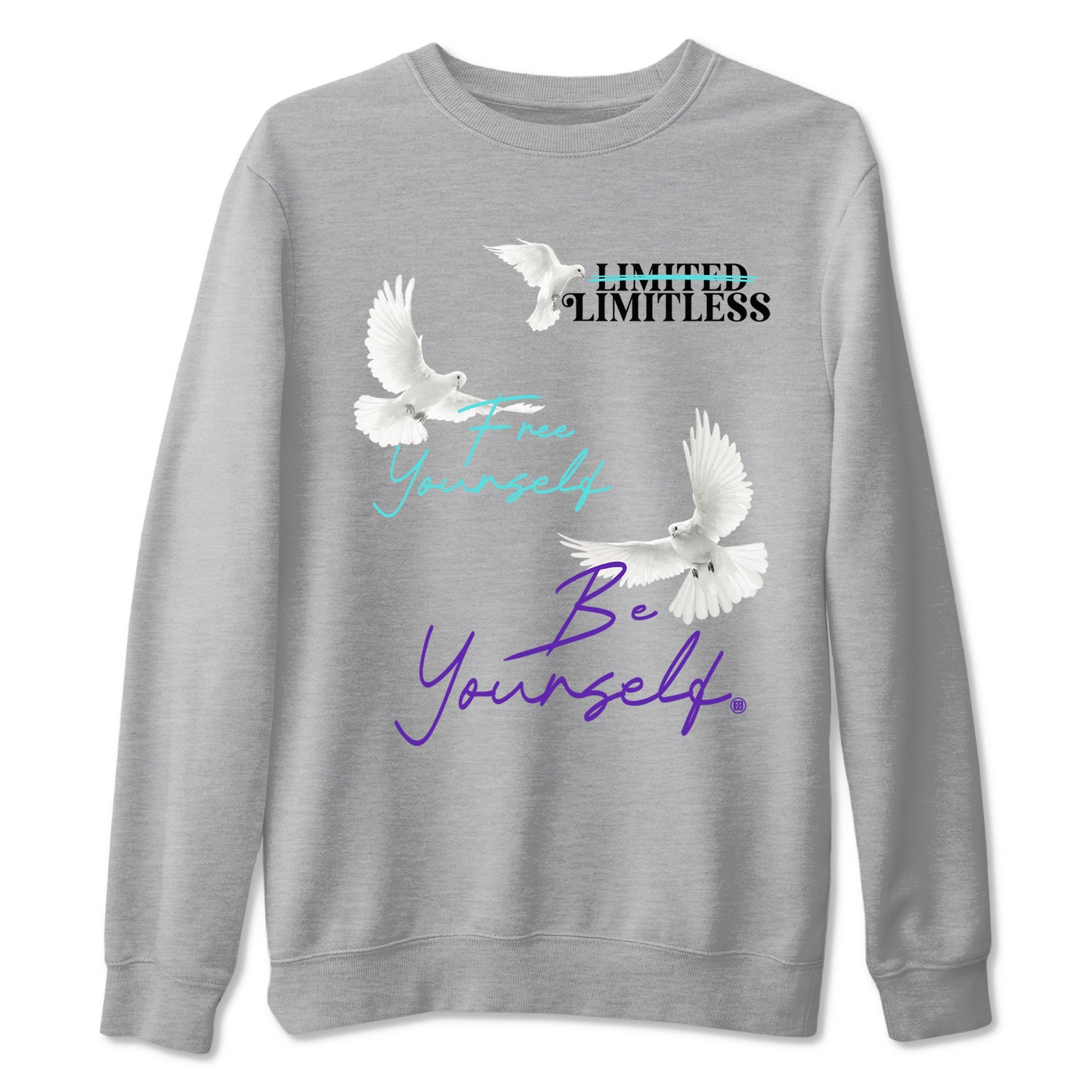 5s Grape shirts to match jordans Free Yourself Be Yourself sneaker match tees AJ5 Retro Grape match shoes to clothes SNRT Sneaker Tees unisex cotton Heather Grey 2 shirts