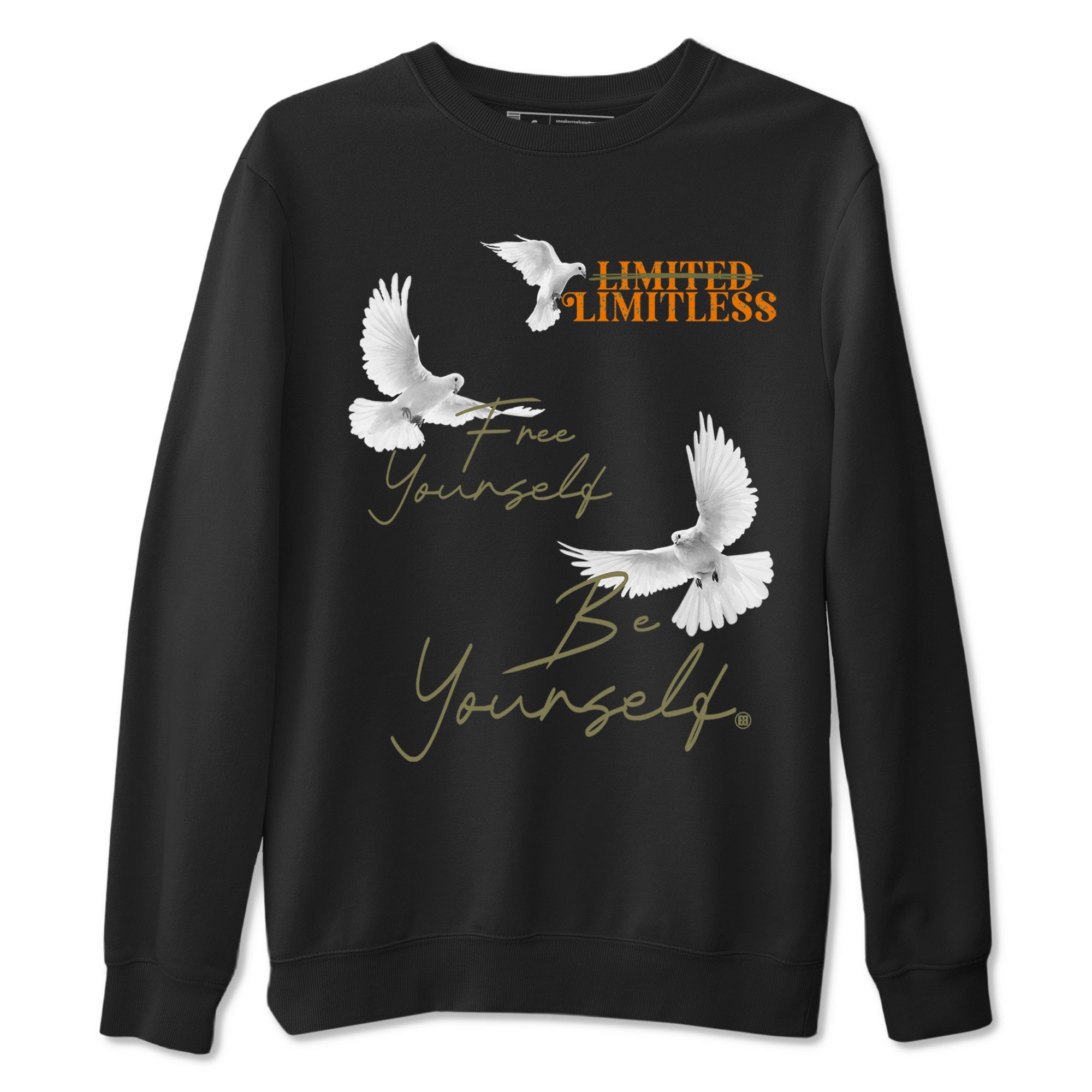5s Olive shirts to match jordans Free Yourself Be Yourself sneaker match tees Air Jordan 5 Olive match shoes to clothes SNRT Sneaker Tees unisex cotton Black 2 shirts