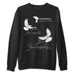 9s Cool Grey shirts to match jordans Free Yourself Be Yourself sneaker match tees Air Jordan 9 Cool Grey match shoes to clothes SNRT Sneaker Tees unisex cotton Black 2 shirts