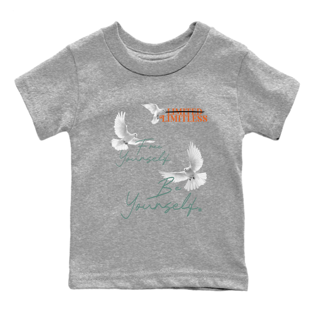 Dunk Low Ceramic shirts to match jordans Free Yourself Be Yourself sneaker match tees Dunk Ceramic match shoes to clothes SNRT Sneaker Tees Youth Baby Heather Grey 2 tee