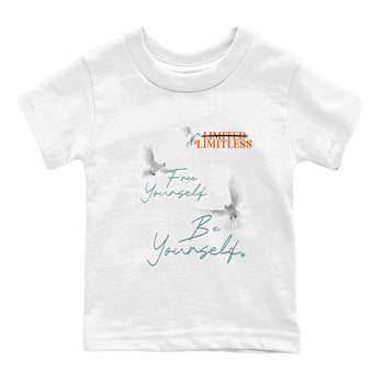 Dunk Low Ceramic shirts to match jordans Free Yourself Be Yourself sneaker match tees Dunk Ceramic match shoes to clothes SNRT Sneaker Tees Youth Baby White 2 tee