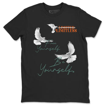 Dunk Low Ceramic shirts to match jordans Free Yourself Be Yourself sneaker match tees Dunk Ceramic match shoes to clothes SNRT Sneaker Tees unisex cotton Black 2 shirts