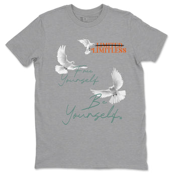 Dunk Low Ceramic shirts to match jordans Free Yourself Be Yourself sneaker match tees Dunk Ceramic match shoes to clothes SNRT Sneaker Tees unisex cotton Heather Grey 2 shirts