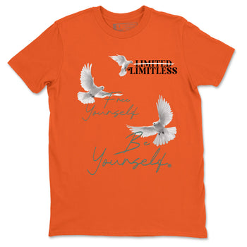 Dunk Low Ceramic shirts to match jordans Free Yourself Be Yourself sneaker match tees Dunk Ceramic match shoes to clothes SNRT Sneaker Tees unisex cotton Orange 2 shirts