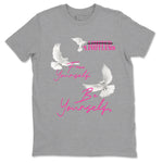 Nike KD 4 Retro Aunt Pearl shirts to match jordans Free Yourself Be yourself sneaker match tees Nike KD 4 Aunt Pearl match shoes to clothes SNRT Sneaker Tees unisex cotton Heather Grey 2 shirts