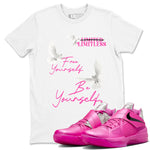 Nike KD 4 Retro Aunt Pearl shirts to match jordans Free Yourself Be yourself sneaker match tees Nike KD 4 Aunt Pearl match shoes to clothes SNRT Sneaker Tees unisex cotton White 1 shirts