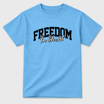 Best Sneakerfit Graphic Tee. Graphic Outfits. Sneaker Tees To Match Air Foamposite Pro University Blue Sneakers – Freedom In Christ Tee Carolina Blue 2