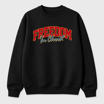 Sneakerfit for Sneakerheads – Sneaker Tees To Match Air Jordan 1 Union x Fragment Sneakers – Freedom In Christ Tee Black 2