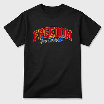 Sneakerfit for Sneakerheads – Sneaker Tees To Match Air Jordan 1 Union x Fragment Sneakers – Freedom In Christ Tee Black 2