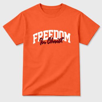 Sneaker match tees – Sneaker Tees To Match Air Jordan 3 Orange Citrus Shoes – Freedom In Christ Tee Orange 2