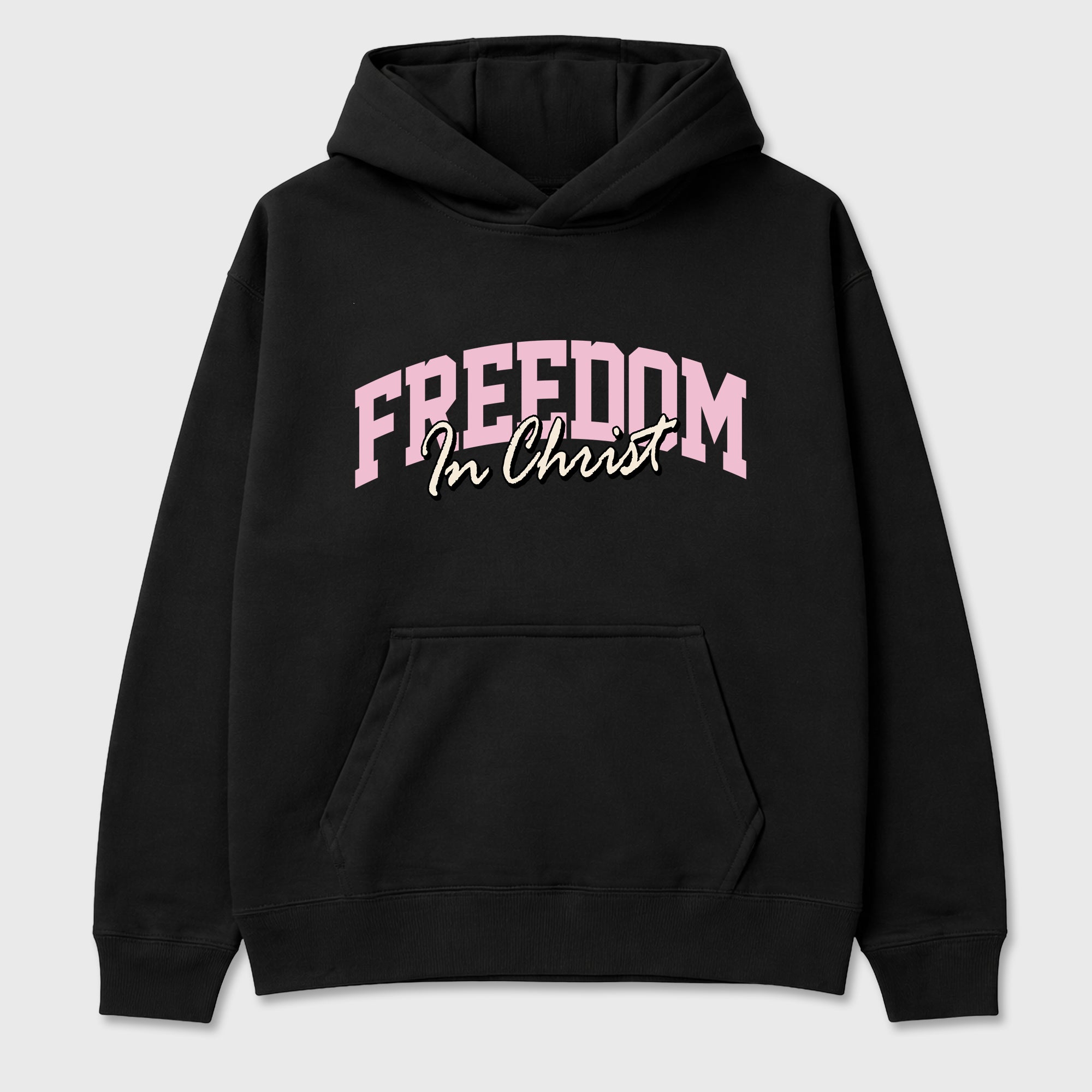 Sneaker match tees – Sneaker Tees To Match Air Jordan 4 Iced Carmine Shoes – Freedom In Christ Tee Black 2