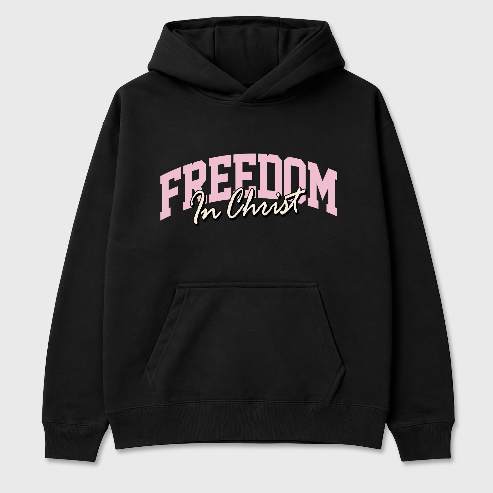 Sneaker match tees – Sneaker Tees To Match Air Jordan 4 Iced Carmine Shoes – Freedom In Christ Tee Black 2