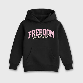 Sneaker match tees – Sneaker Tees To Match Air Jordan 4 Iced Carmine Shoes – Freedom In Christ Kids T-Shirt Black 2