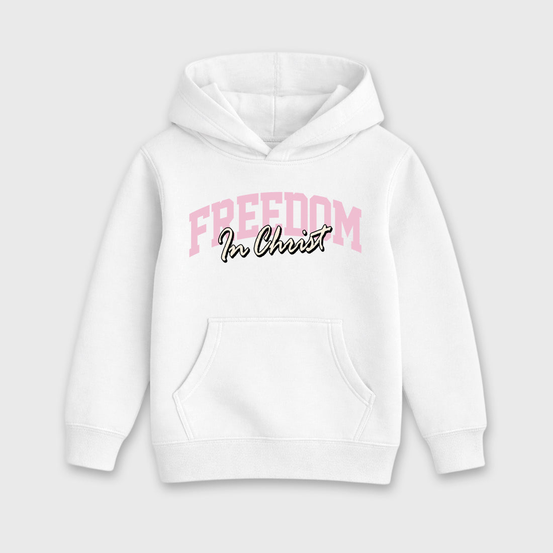 Sneaker match tees – Sneaker Tees To Match Air Jordan 4 Iced Carmine Shoes – Freedom In Christ Kids T-Shirt White 2