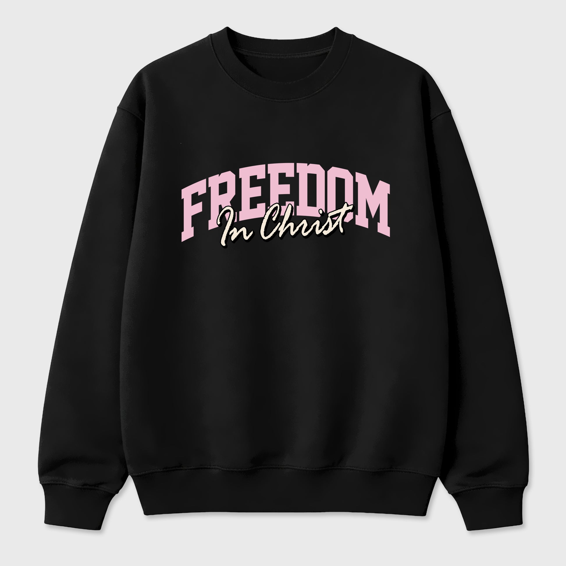 Sneaker match tees – Sneaker Tees To Match Air Jordan 4 Iced Carmine Shoes – Freedom In Christ Tee Black 2