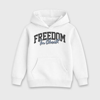 Sneakerfit for Sneakerheads – Sneaker Tees To Match Air Jordan 5 Wolf Grey Sneakers – Freedom In Christ Kids T-Shirt White 2
