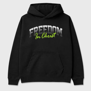 Sneakerfit for Sneakerheads – Sneaker Tees To Match Air Max 95 Neon Yellow Sneakers – Freedom In Christ Tee Black 2