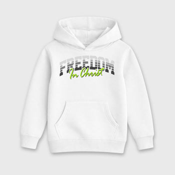 Sneakerfit for Sneakerheads – Sneaker Tees To Match Air Max 95 Neon Yellow Sneakers – Freedom In Christ Kids T-Shirt White 2