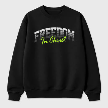 Sneakerfit for Sneakerheads – Sneaker Tees To Match Air Max 95 Neon Yellow Sneakers – Freedom In Christ Tee Black 2