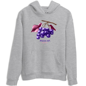 Sneaker match tees – Sneaker Tees To Match Air Jordan 11 Canyon Purple Shoes – Fresh Grape Tee Heather Grey 2