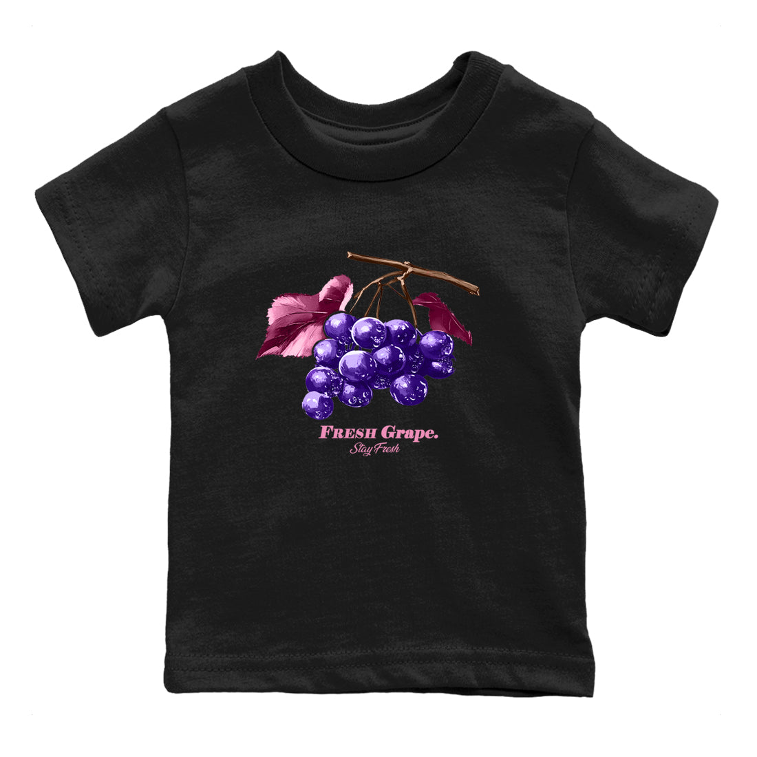Sneaker match tees – Sneaker Tees To Match Air Jordan 11 Canyon Purple Shoes – Fresh Grape Kids T-Shirt Black 2