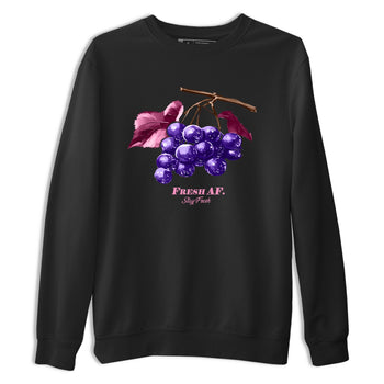 Sneaker match tees – Sneaker Tees To Match Air Jordan 11 Canyon Purple Shoes – Fresh Grape Tee Black 2