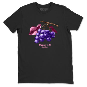 Sneaker match tees – Sneaker Tees To Match Air Jordan 11 Canyon Purple Shoes – Fresh Grape Tee Black 2