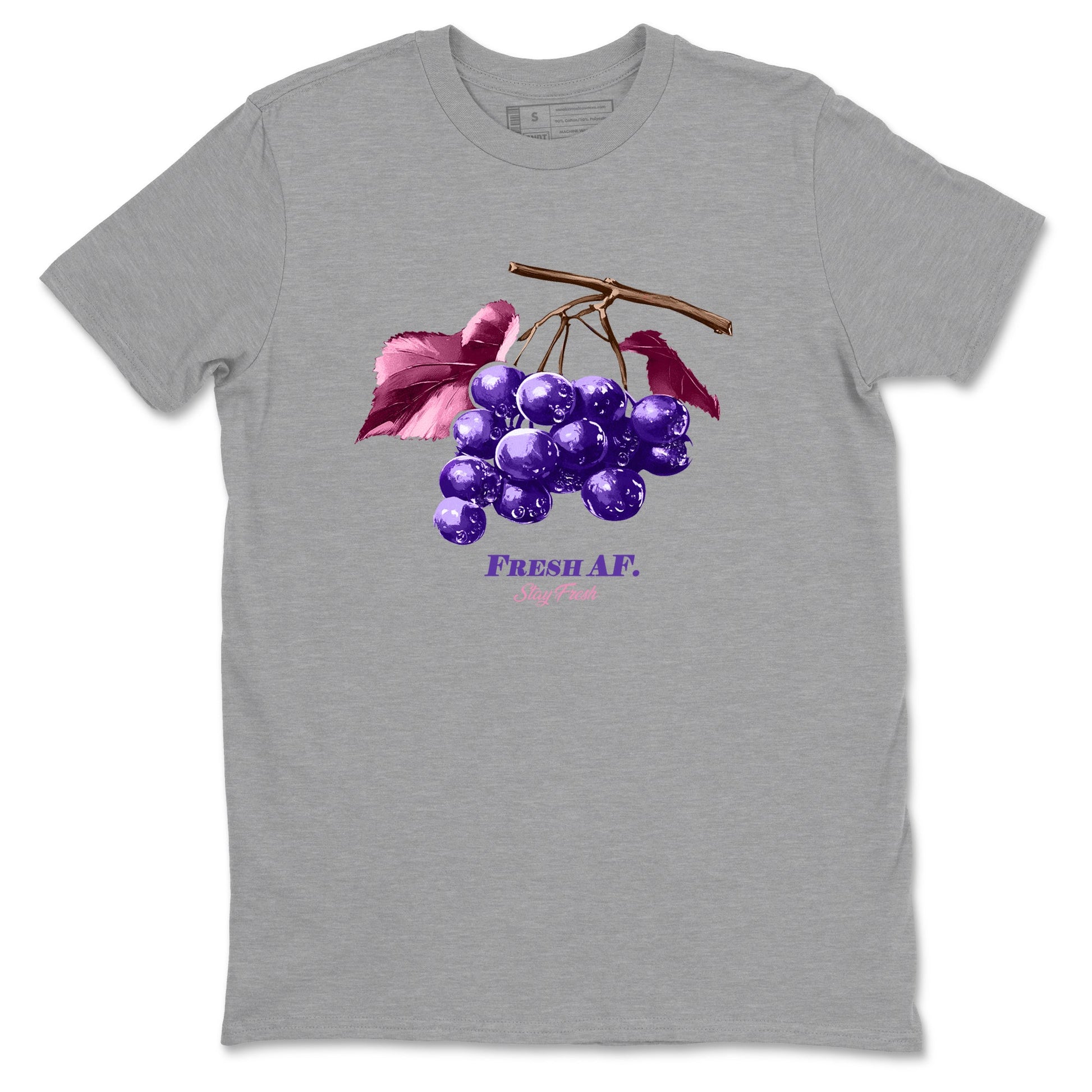Sneaker match tees – Sneaker Tees To Match Air Jordan 11 Canyon Purple Shoes – Fresh Grape Tee Heather Grey 2